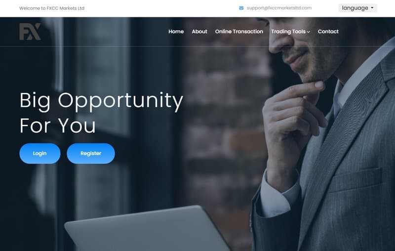 Official website of FXCC Markets Ltd