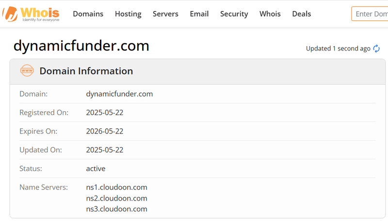Whois Query Result