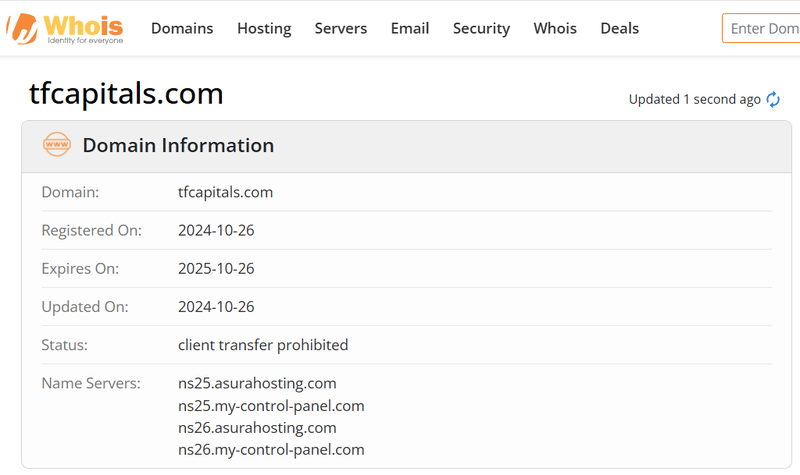 Whois Query Result