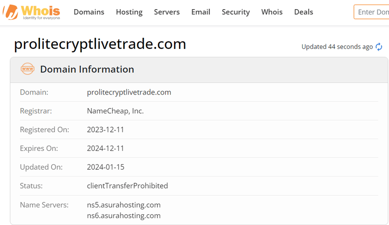 Prolite Crypto Live Trade