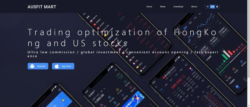 AUSFIT MART&#x27;s trading software