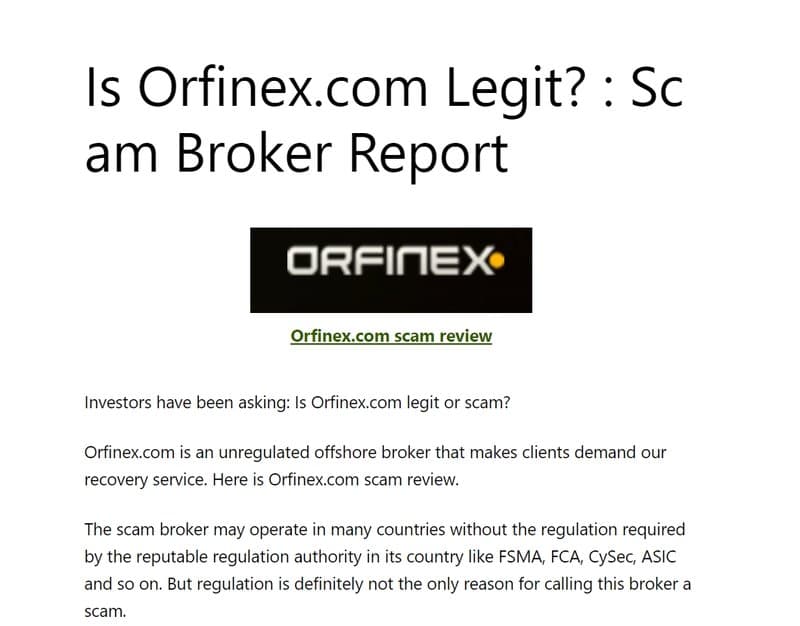 Orfinex的负面舆情-2
