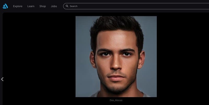 Chief Technology Officer Drake Thompson is merely an AI-generated image