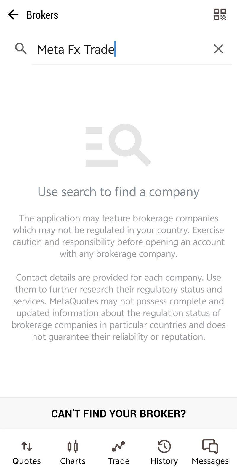 MT5 Query Result