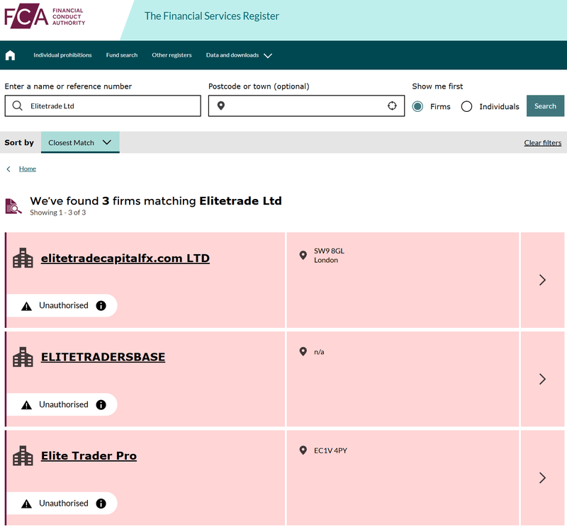 UK Financial Conduct Authority（FCA）