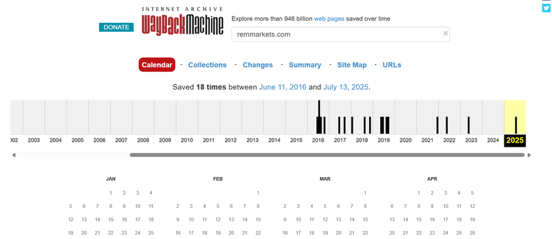 wayback machine
