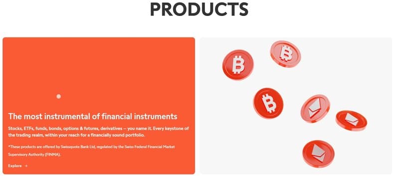 Productos de negociación
