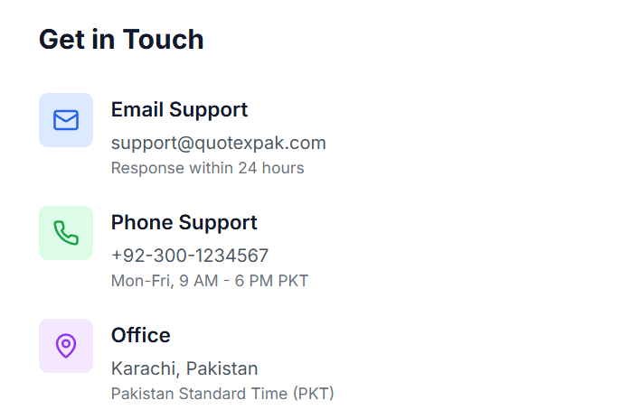 Contact Us
