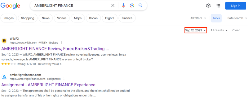 AMBERLIGHT FINANCE