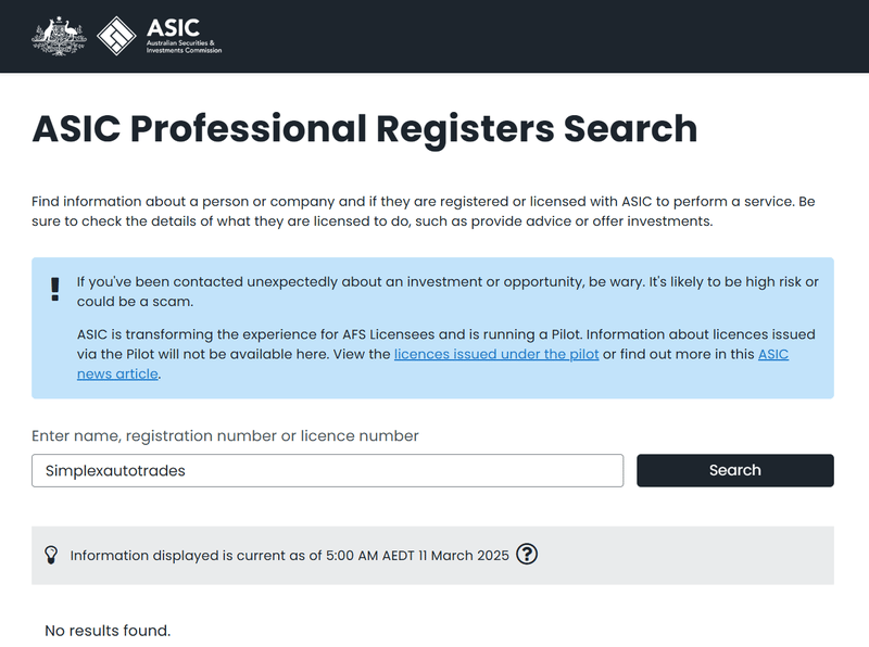 Australian Securities & Investments Commission(ASIC)