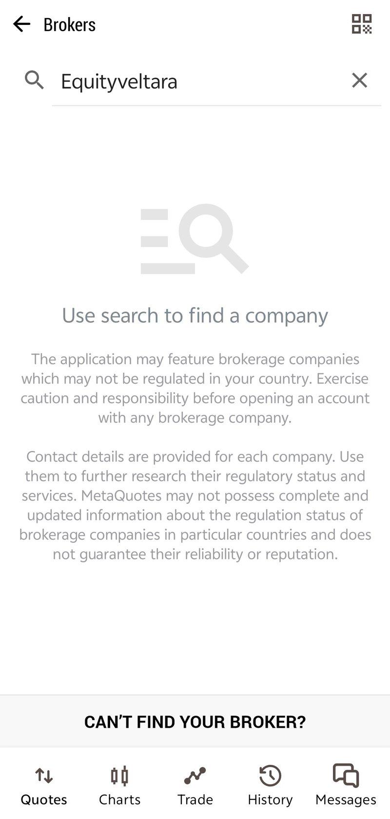 MT5 Query Result