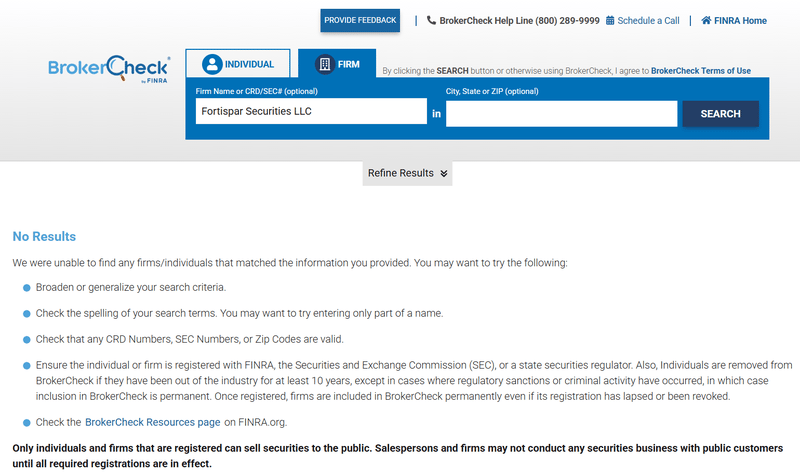 ผลการสอบถาม FINRA