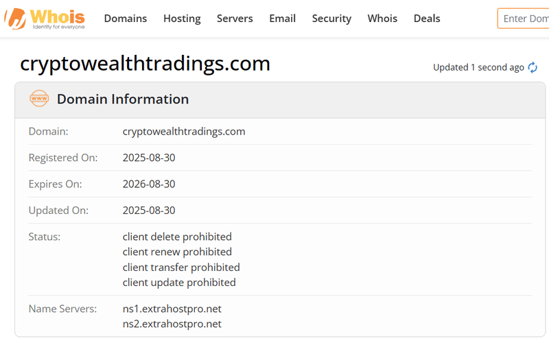 Whois Query Result