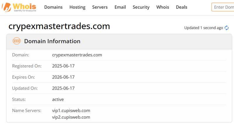 Whois Query Result