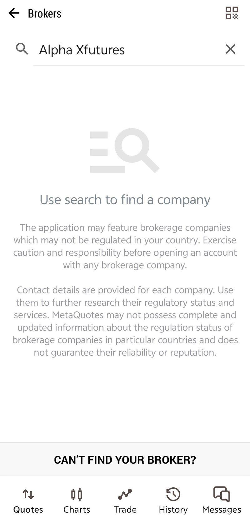 MT5 Query Result