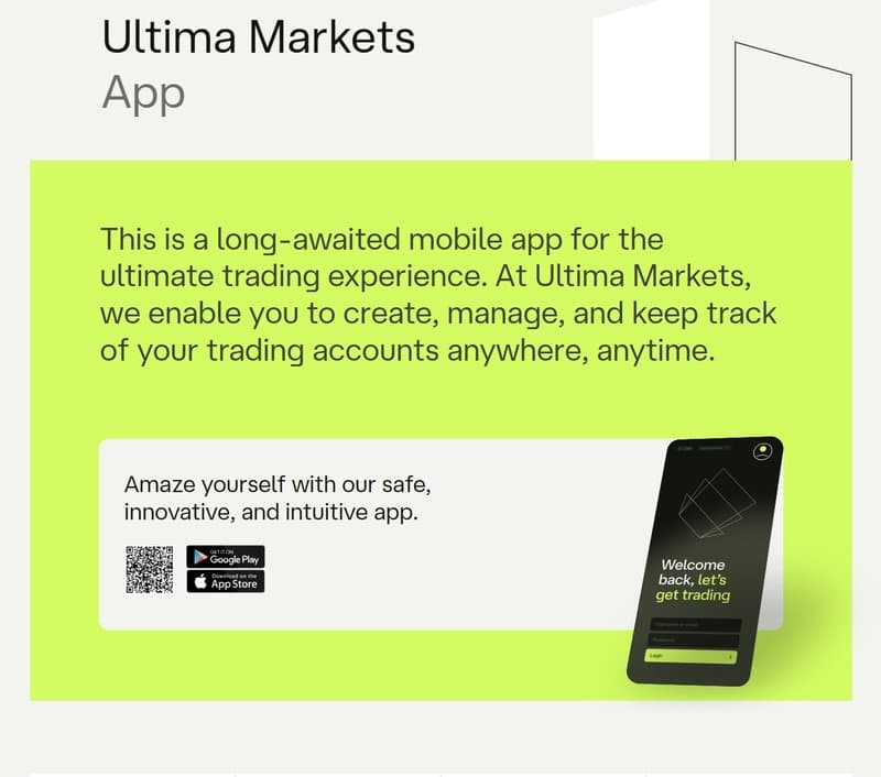 Ultima Markets App