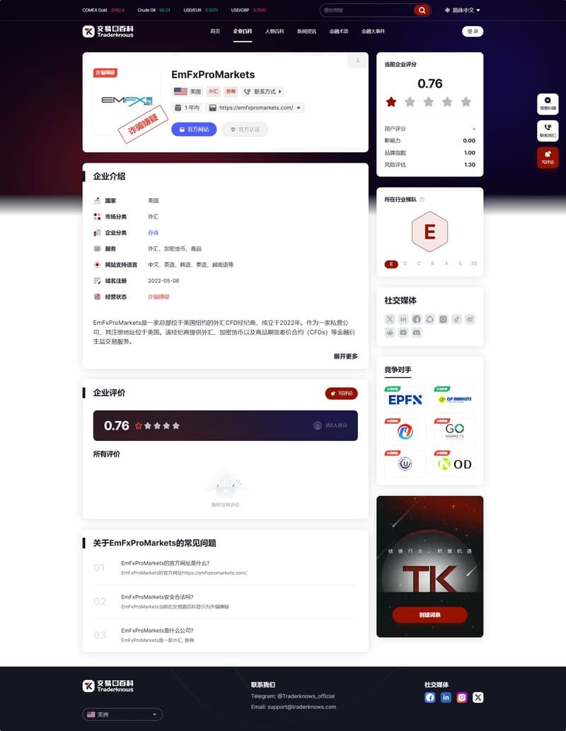 EmFxProMarkets（中）