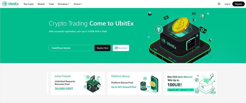 UbitEx's official website