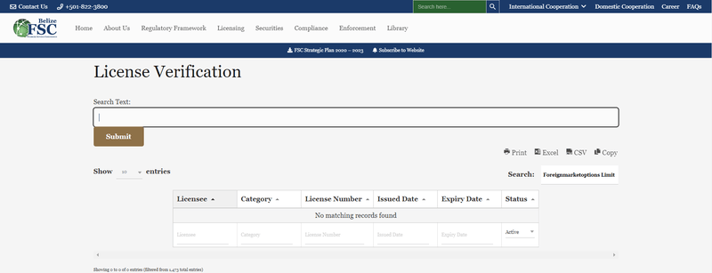 Foreignmarketoptions