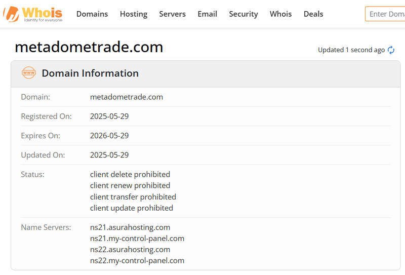 Whois Query Result