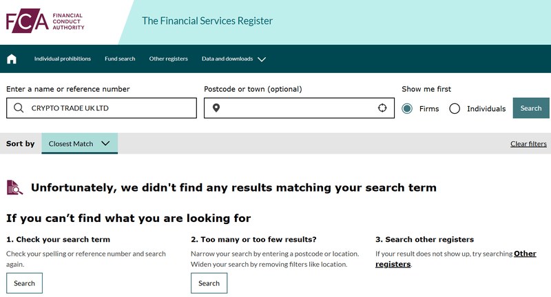UK Financial Conduct Authority(FCA)