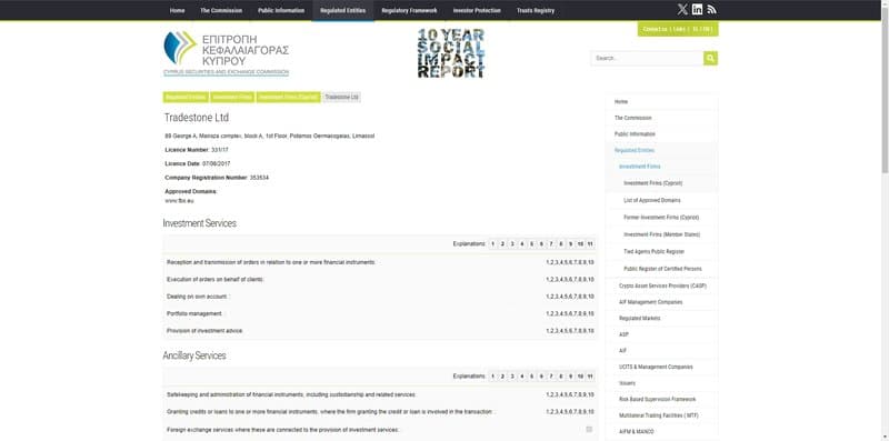 Cyprus regulatory