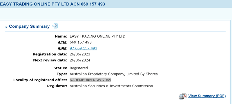 Easy Trading Online Limited