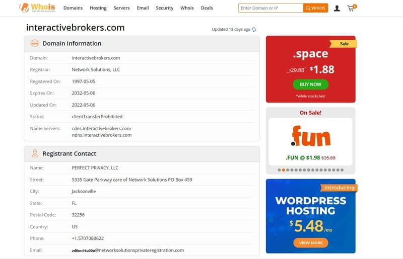 whois inquiry