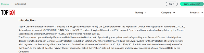 TopFX Ltd