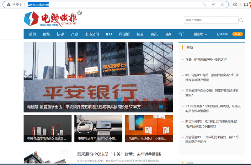 Electric Eel Express official website