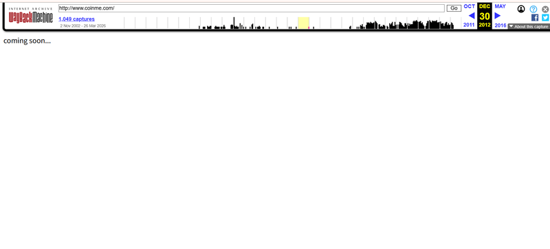 Wayback Machine 2012年空白页