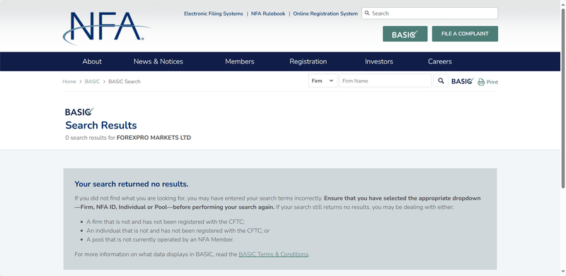 FOREX Regulatory Information