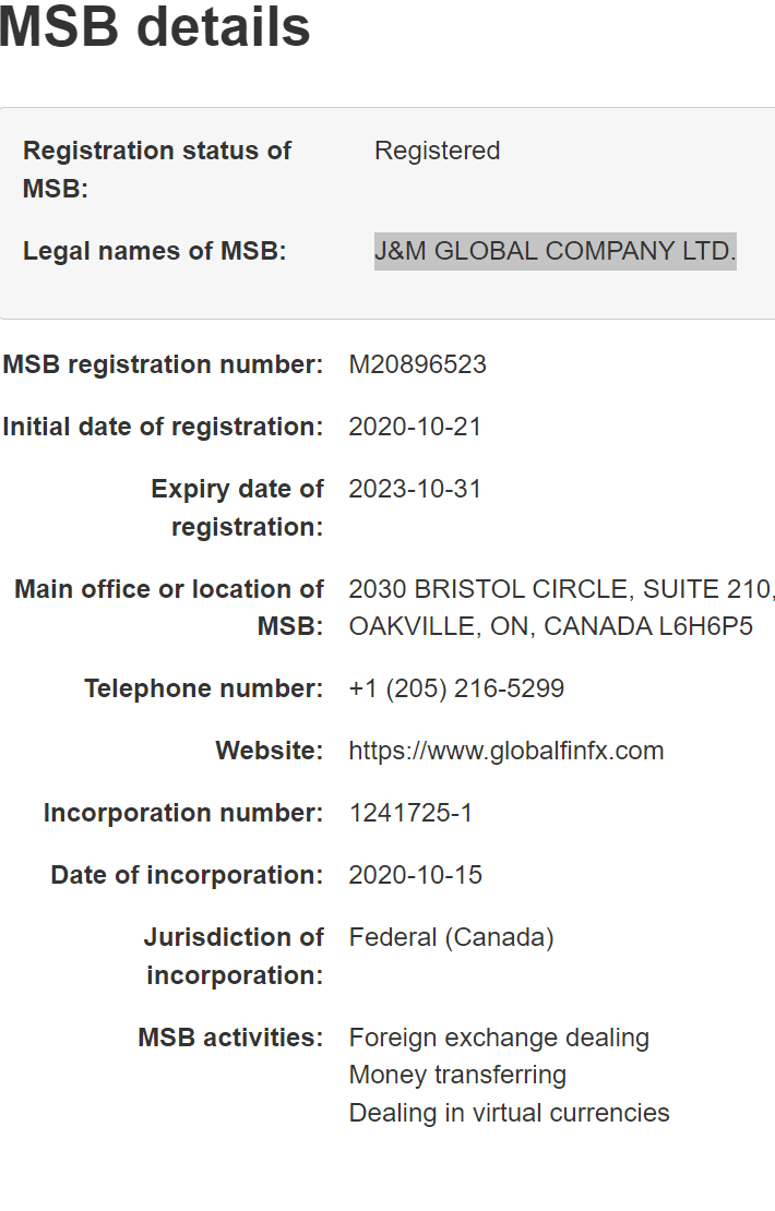 J&M Global Company LTD