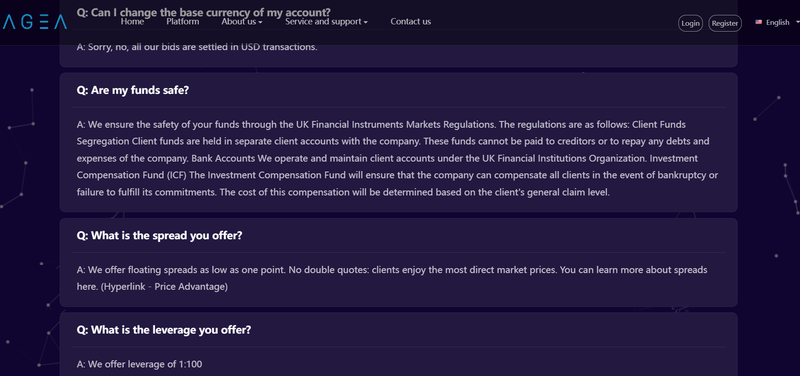 FCAAGEA Financial Limited