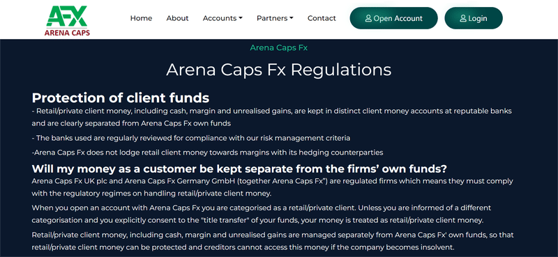 Arena Caps Fx