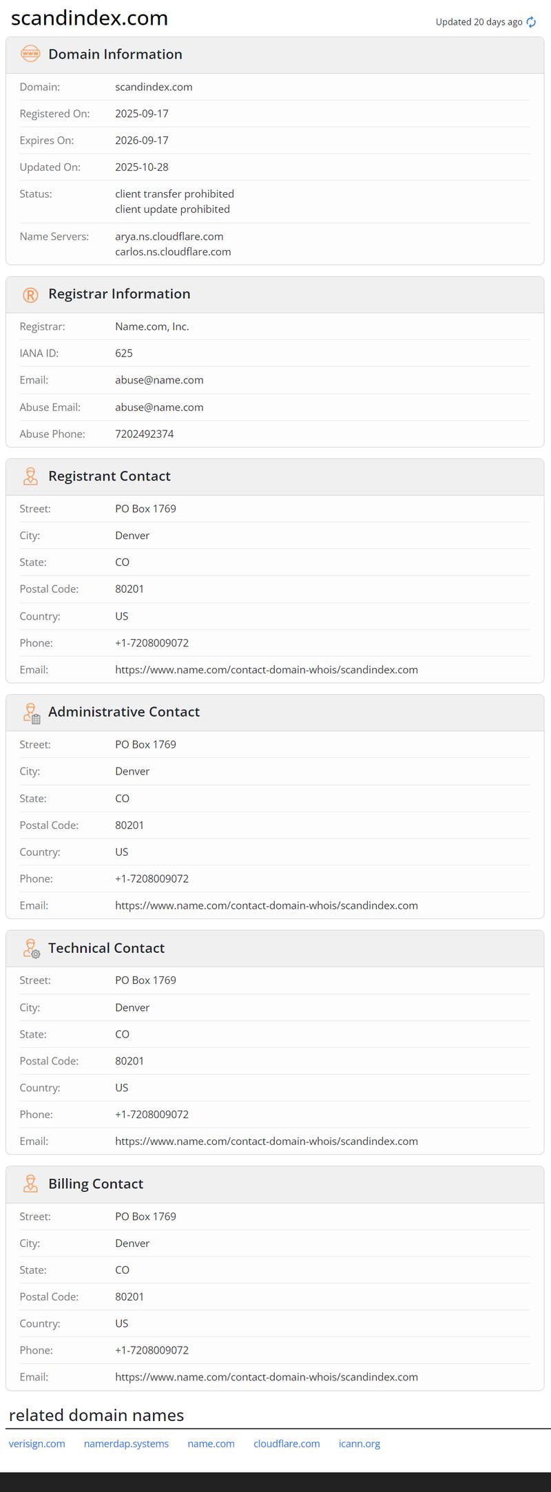 whois