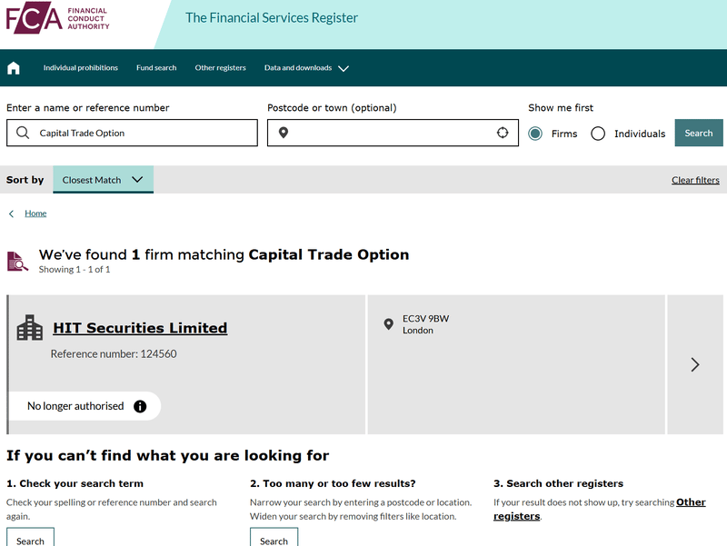 FCA Query Result
