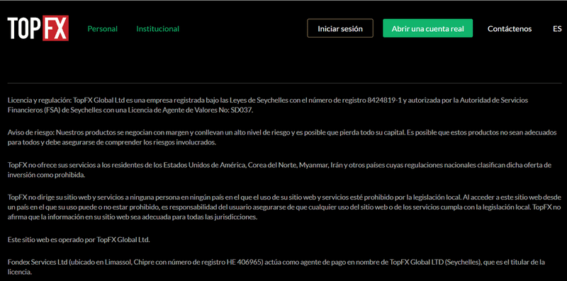 TopFX Global Ltd
