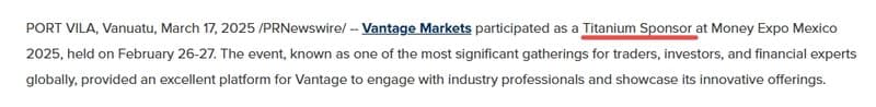 Vantage participated as Titanium sponsor in Money Expo Mexico 2025 and won an award