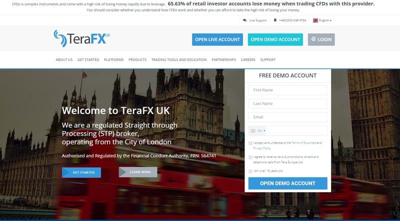 TeraFX Official Website