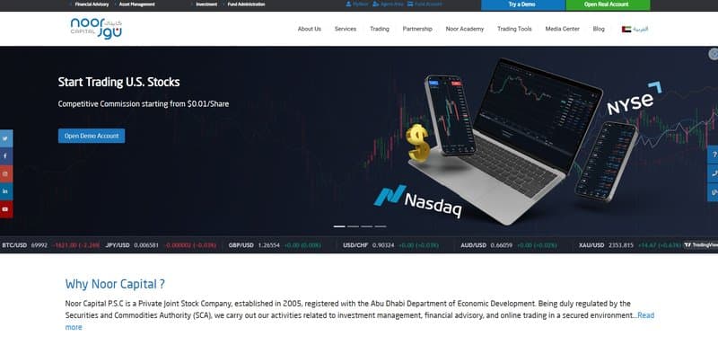 Noor Capital Official Website