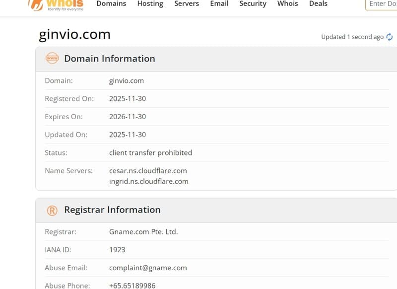 whois