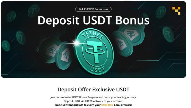 USDT 入金奖励