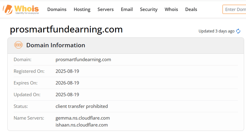 Whois Query Result