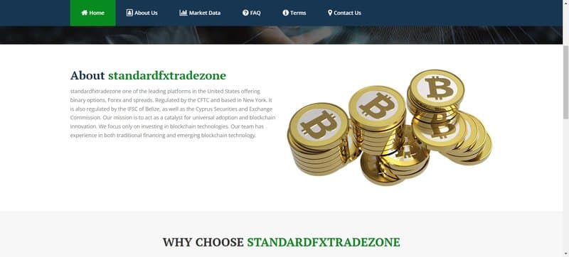 Standard Fx Trade Zone Trading Products