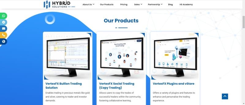 Hybrid Solutions的交易产品