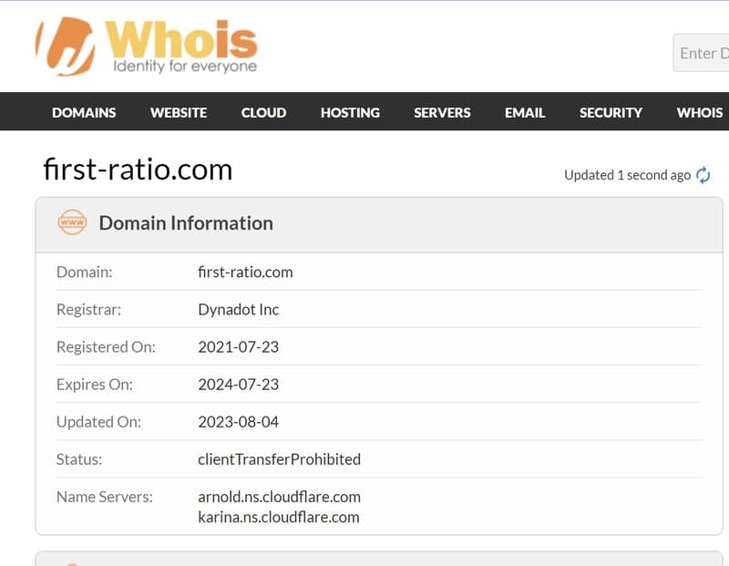 whois