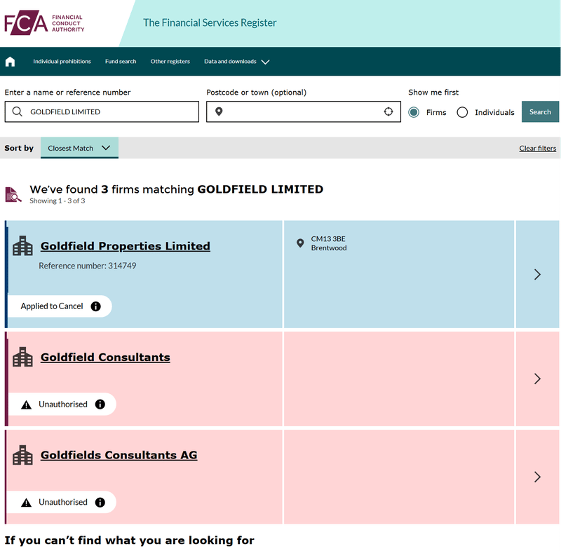 Autoridad de Conducta Financiera del Reino Unido (FCA)