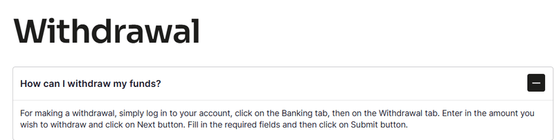 withdraw