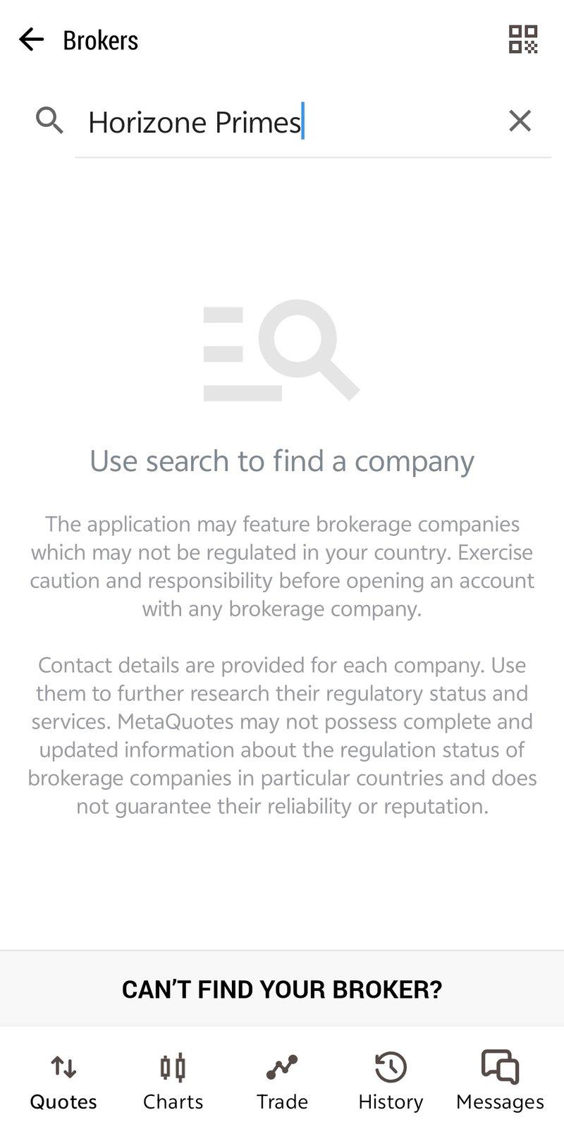 MT5 Query Result